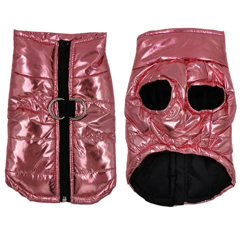 Glossy Cotton Pet Vest Jacket - Stylish And Comfortable Dog Apparel-0